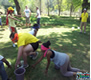 Blindfolded in to the unknown team building exercise