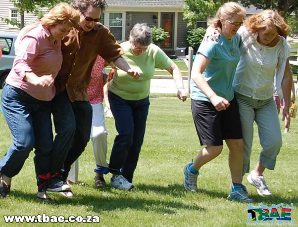 Three Legged Race Team Building Exercise