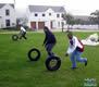 Tyre Race Team Building Exercise